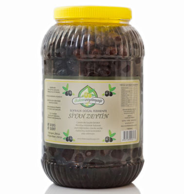 Doğal Fermente Siyah Zeytin Net: 2550 gr.